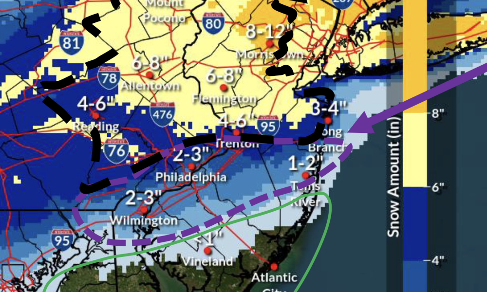 Nor’Easter To Bring Wintry Mix, Flooding, 50mph Winds To Shore Area ...